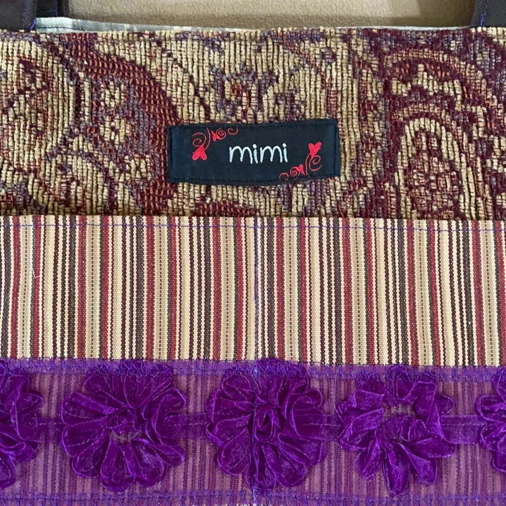 Colorful tote tapestry purse NEW - Picture 2 of 13